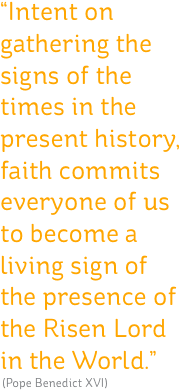 “Intent on gathering the signs